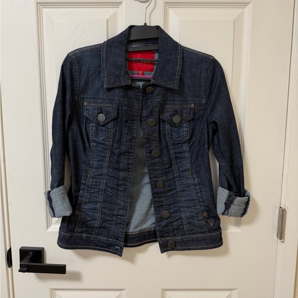 Guess Dark Blue Kids Jean Jacket